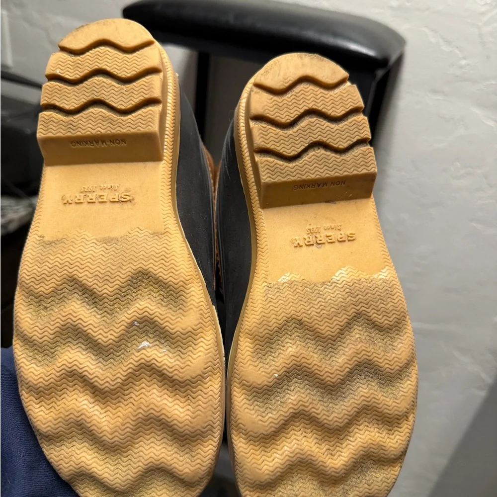 Sperry Men's Tan and Black Weatherproof Boots
